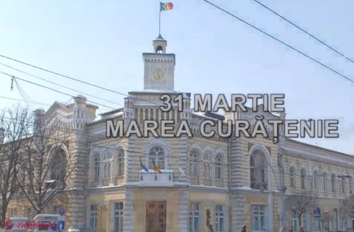 Primăria Chișinău a anunțat PROGRAMUL „Marii curăţenii” de primăvară: „Să facem împreună orașul lună”