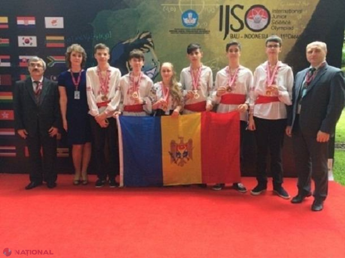 Toți elevii din R. Moldova care au mers la Olimpiada Internațională de Ştiinţe s-au întors acasă cu MEDALII