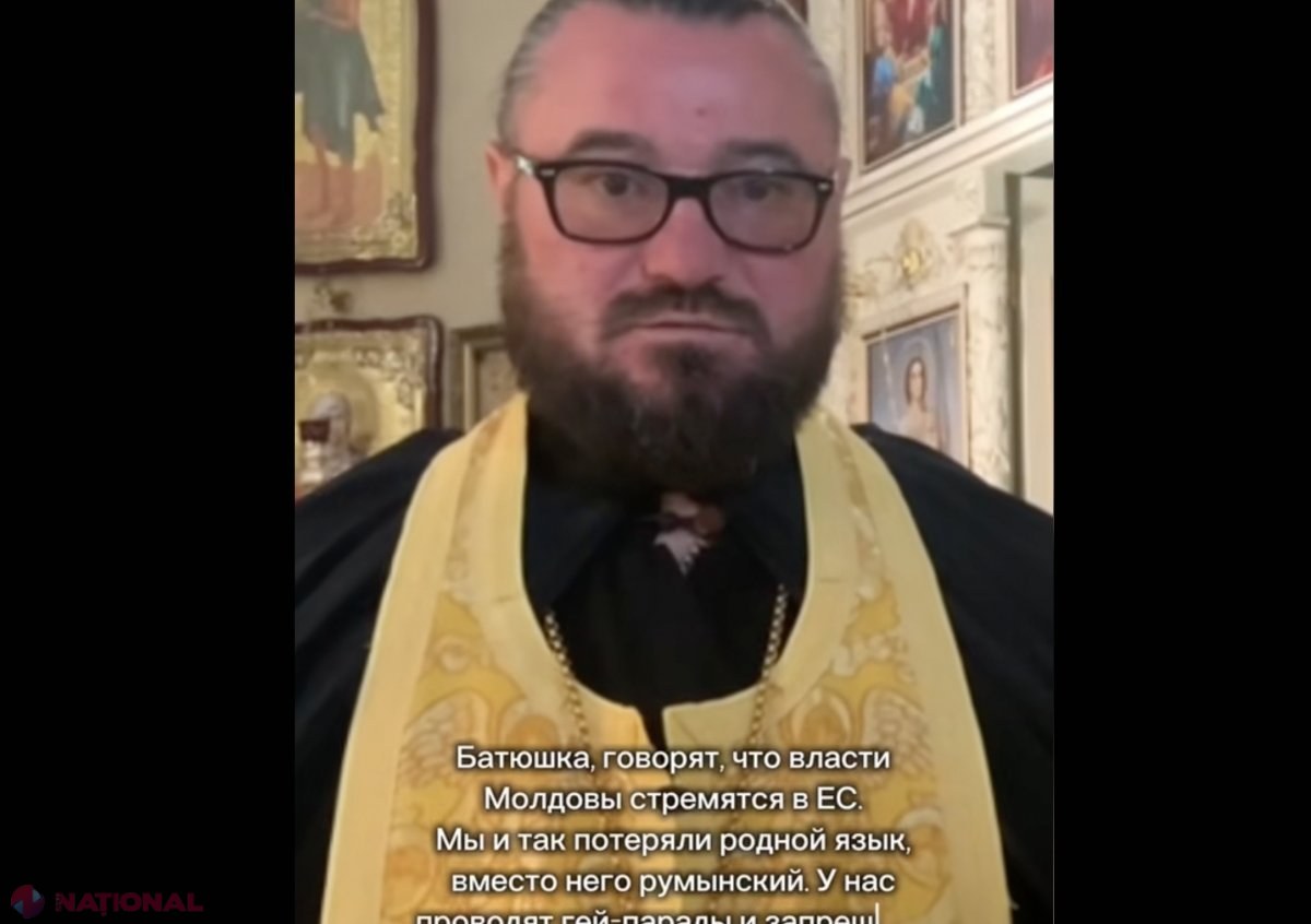 VIDEO // Armata în SUTANE a lui Putin îi are pe moldoveni de PROȘTI? „Intrarea în UE înseamnă pierderea libertăților omului – nu veți putea parca mașina mai mult de o oră, nu veți putea ține pisici în casă și nu veți putea pescui fără școală...”