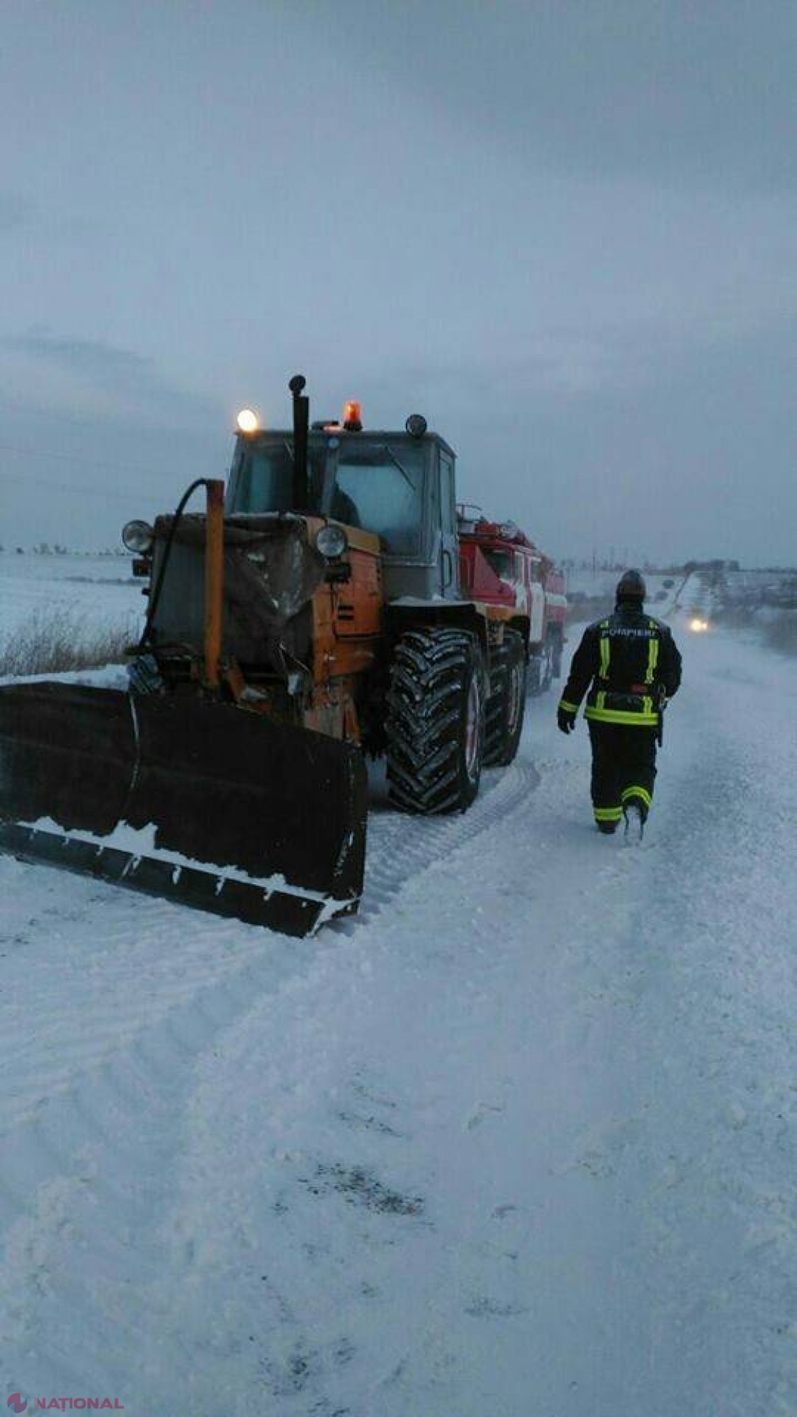 O femeie însărcinată a ajuns la spitalul din Taraclia cu mașina pompierilor 