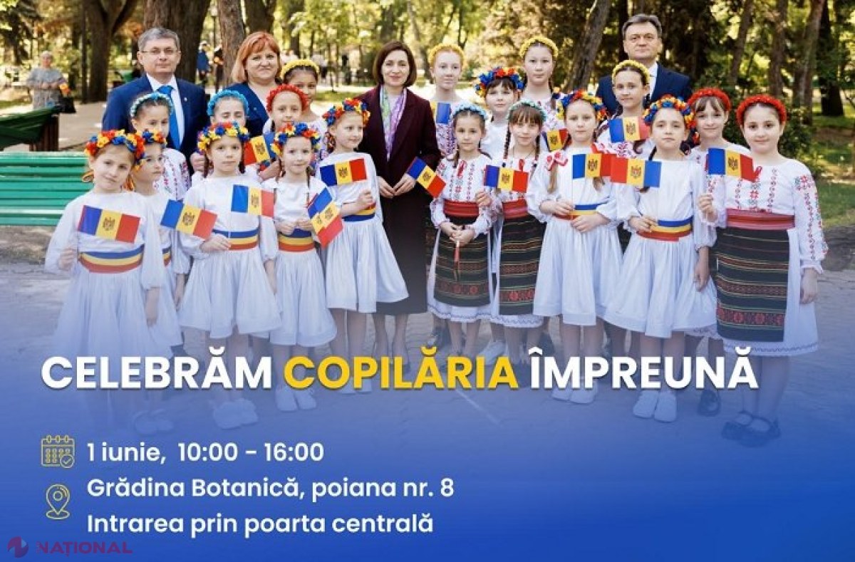 Sărbătoare pentru copii, pe 1 iunie, la Grădina Botanică din Chișinău: Înghețată, sucuri, ciocolată sau pufuleți - gratuit pentru primii 3 000 de vizitatori