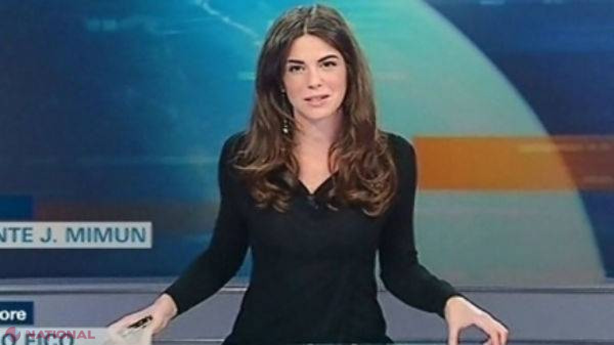 FOTO // Pare sobră, dar la TV s-a văzut ce făcea pe sub pupitrul ştirilor! O prezentatoare a COMIS-O grav