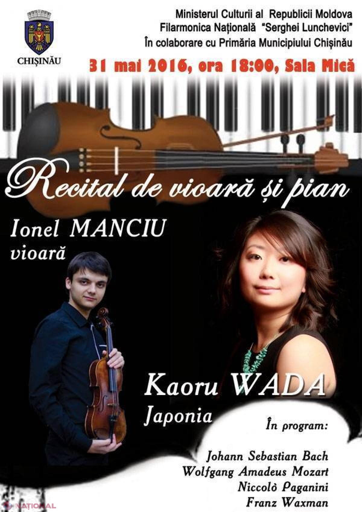 Ionel Manciu, într-un recital INEDIT alături de o artistă japoneză la Chișinău