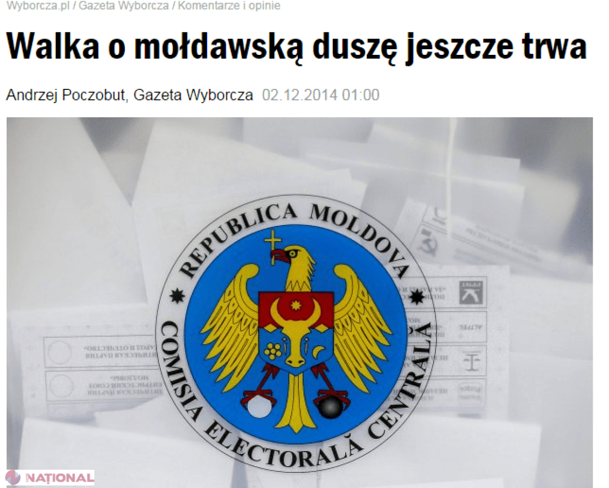 Presa poloneză despre R. Moldova care ar SPERIA Kremlinul: „LUPTA pentru R. Moldova ÎNCĂ NU S-A SFÂRȘIT”