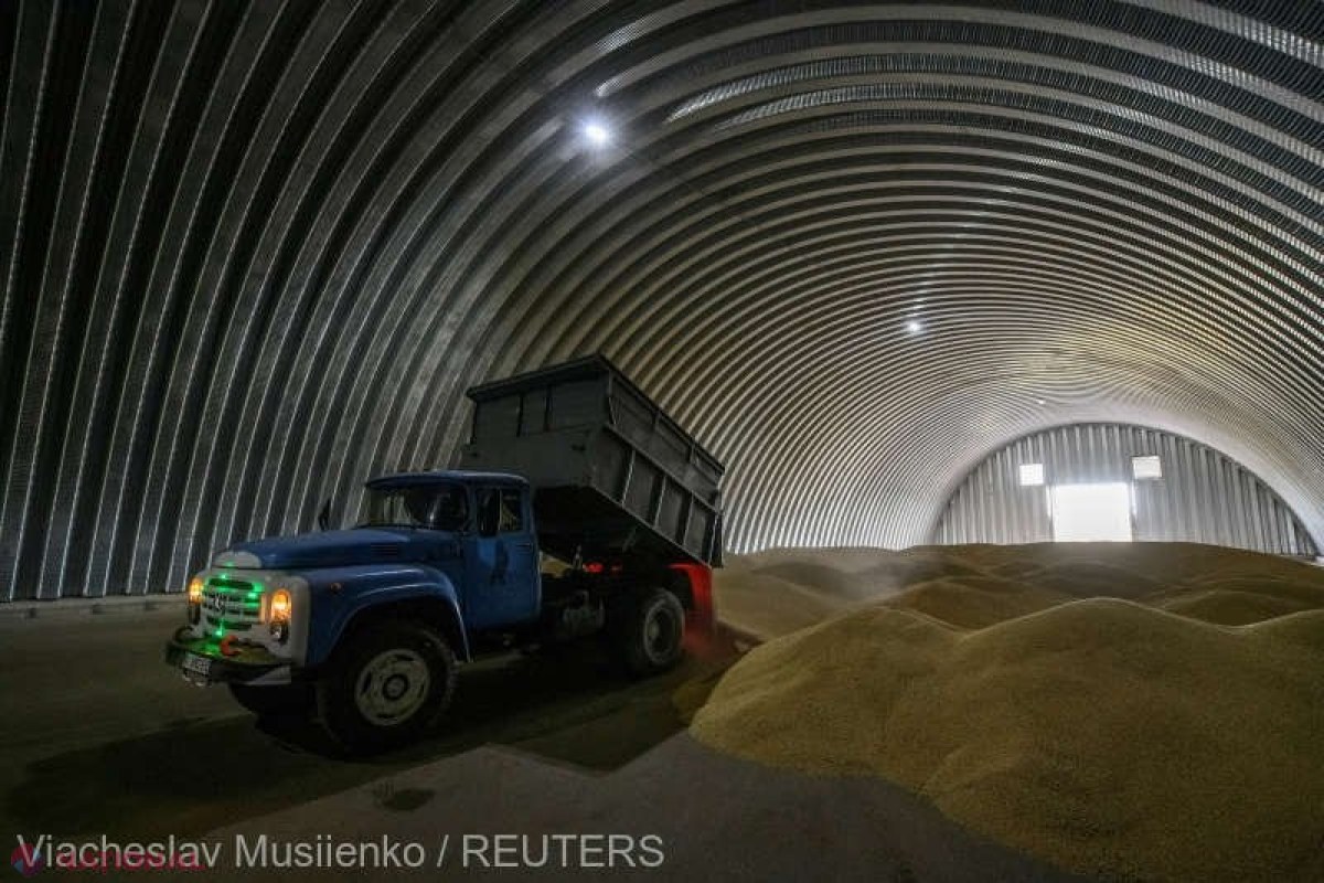 Exporturile de cereale din Ucraina au scăzut cu 30,6% faţă de anul trecut