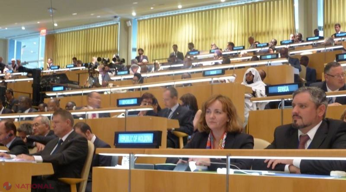 Natalia Gherman va ține un discurs la un summit inaugurat de Papa Francisc la New York