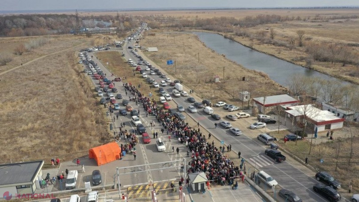 Zece INFRACTORI PERICULOȘI, inclusiv o persoană dată în căutare pentru TERORISM, au încercat să pătrundă în R. Moldova odată cu zecile de mii de REFUGIAȚI ucraineni