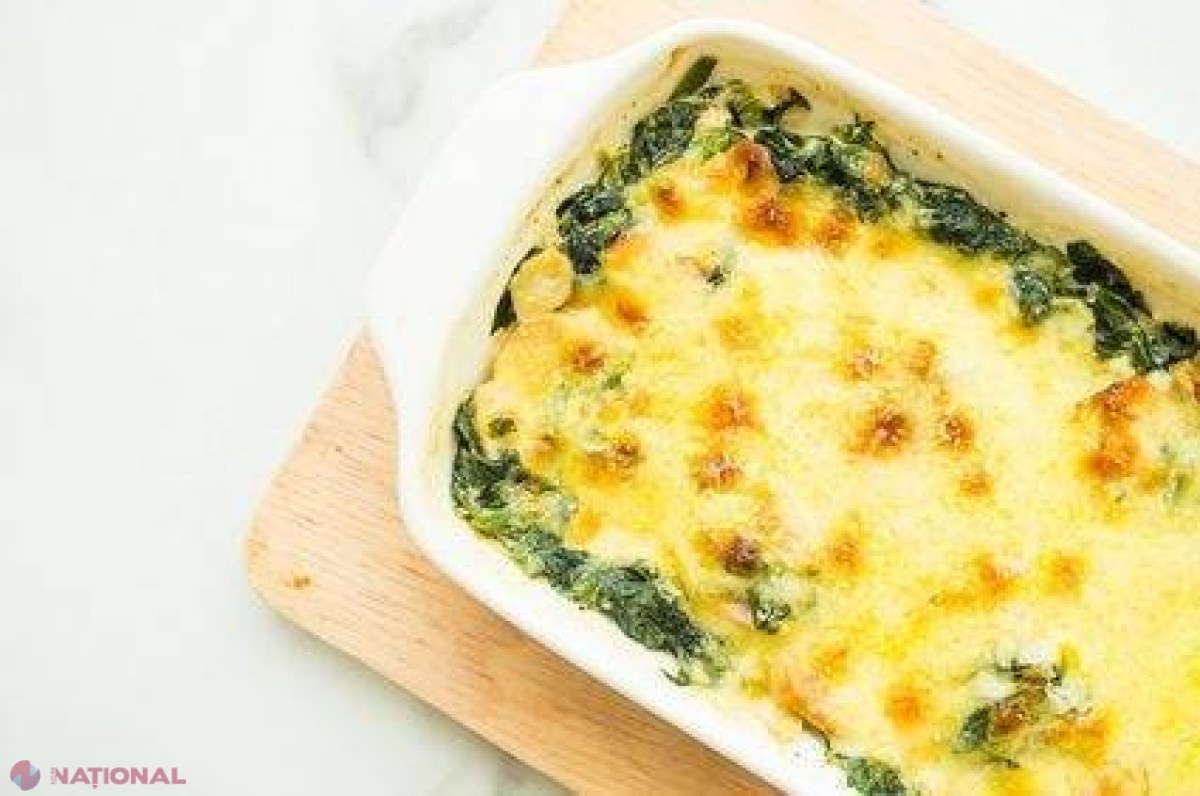 REȚETĂ // Lasagna cu spanac, brânză şi ciuperci, primăvară cu gust italian