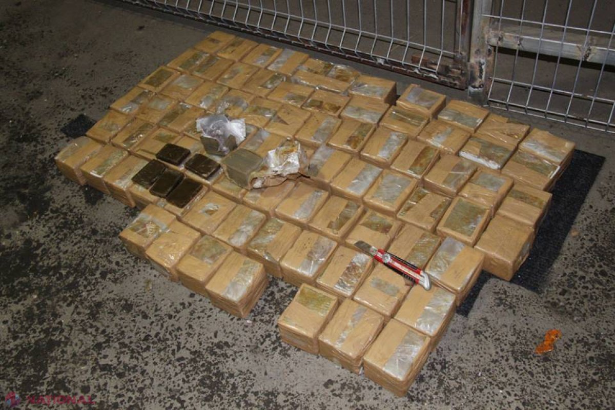 AREST pentru bărbatul reținut cu 80 de kilograme de hașiș
