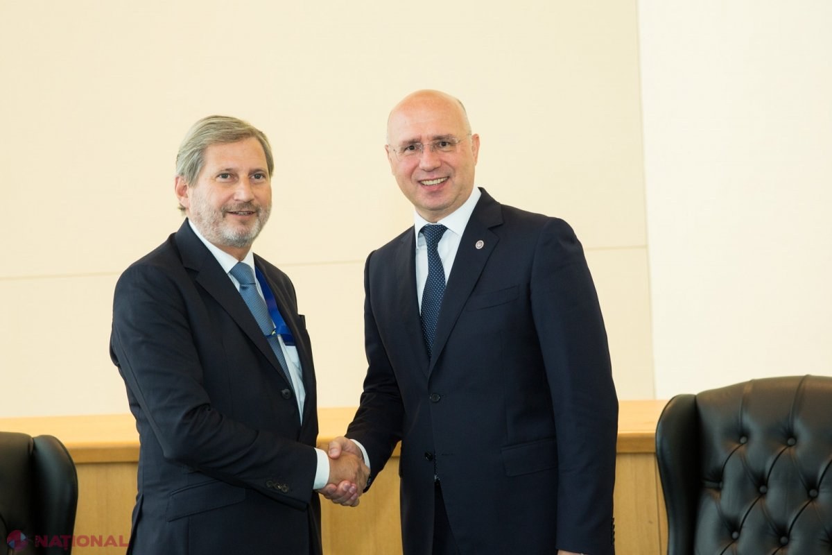 Premierul Filip, la întrevederea cu Johannes Hahn: „Ca să fie clar, UE rămâne singura noastră opțiune, singurul nostru plan”