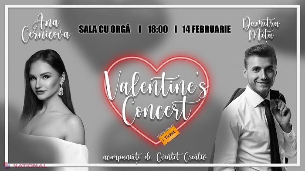 VIDEO // Interpreții Dumitru Mîțu și Ana Cernicova își invită fanii la un concert pentru toți îndrăgostiții: Pe 14 februarie, la Sala cu Orgă din Chișinău