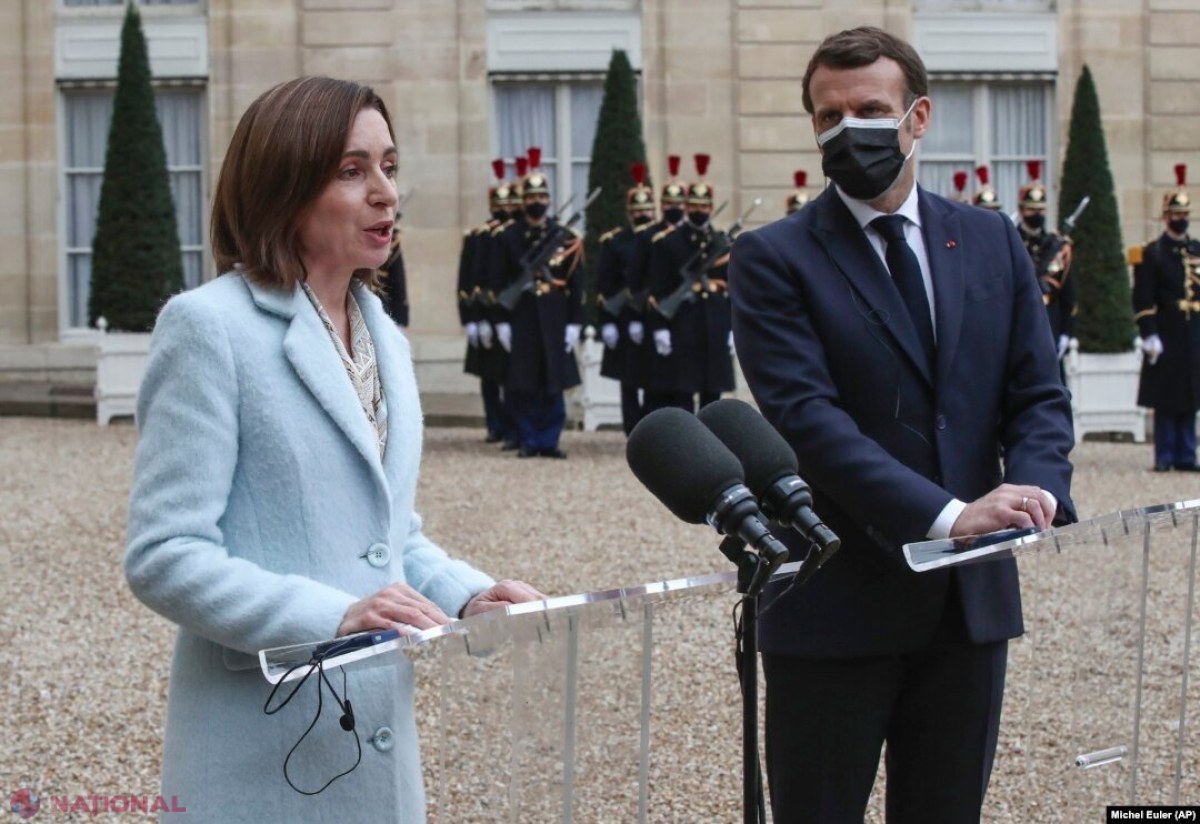 Maia Sandu pleacă la PARIS. Șeful statului va avea o întrevedere cu președintele Franței, Emmanuel Macron
