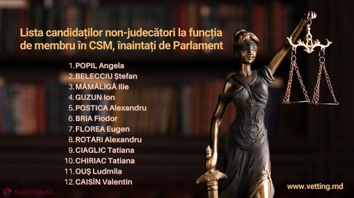 EVALUARE // 12 candidați din afara breslei judecătorilor aspiră la funcția de membru al CSM: Integritatea acestora, verificată de Comisia „pre-vetting”