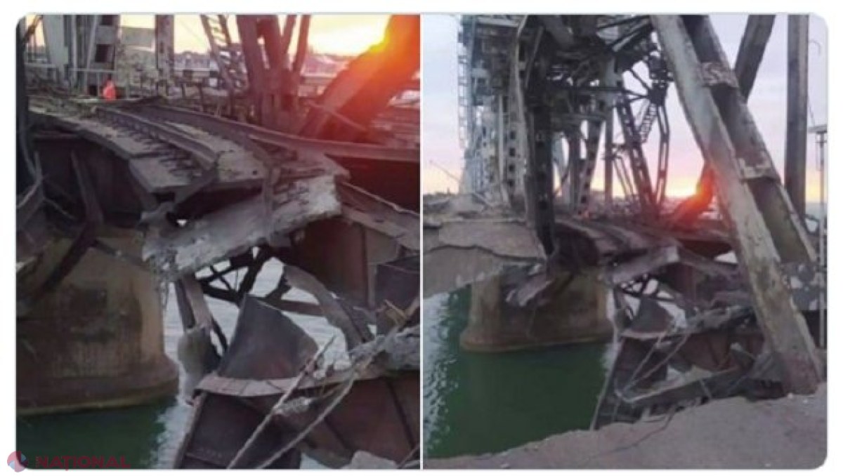 VIDEO // Armata rusă atacă podul care leagă Ucraina de România