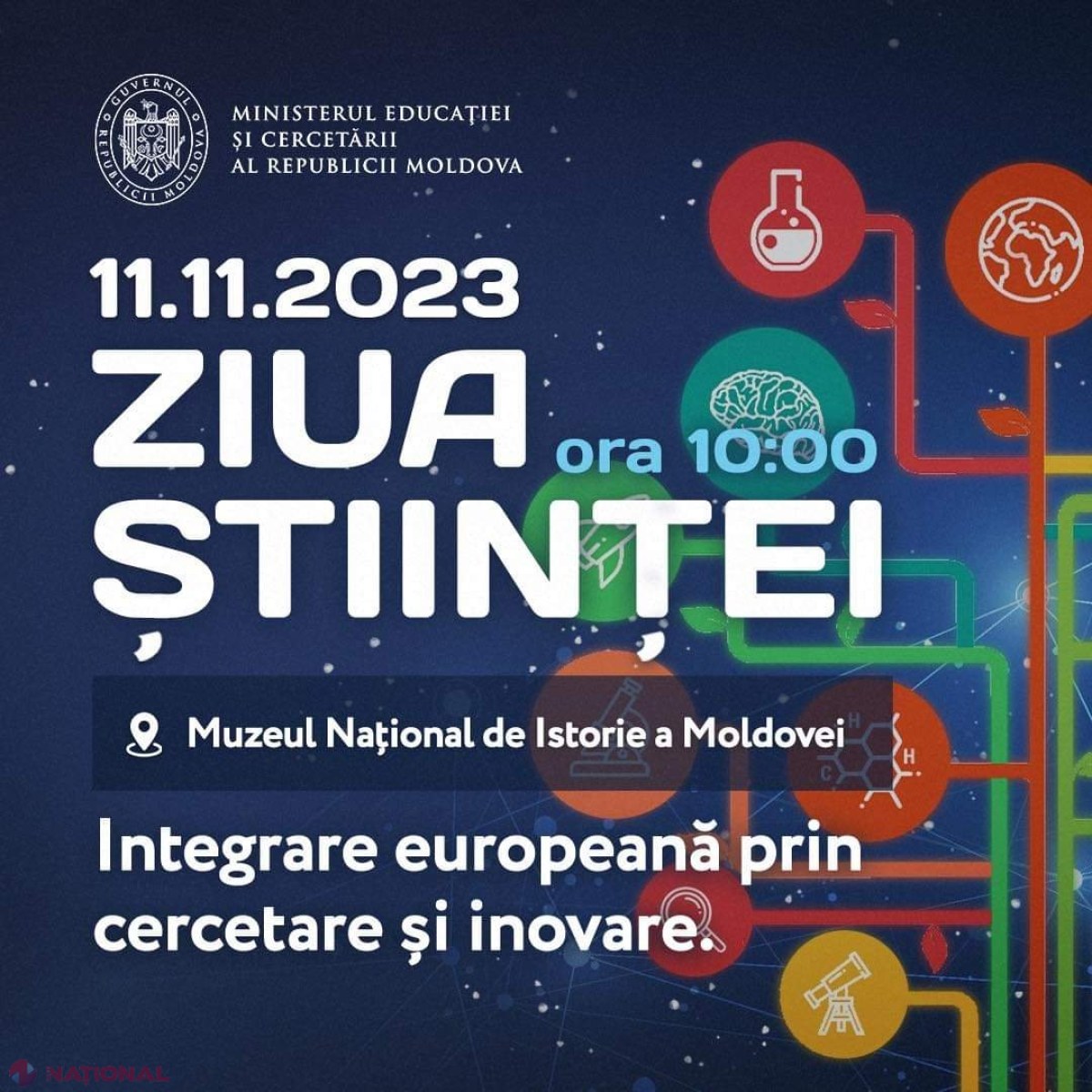 Invitație la Ziua Științei: Zeci de cercetători, dar și oameni interesați de cercetare și inovare, cu experimente și masterclass-uri în centrul Chișinăului 
