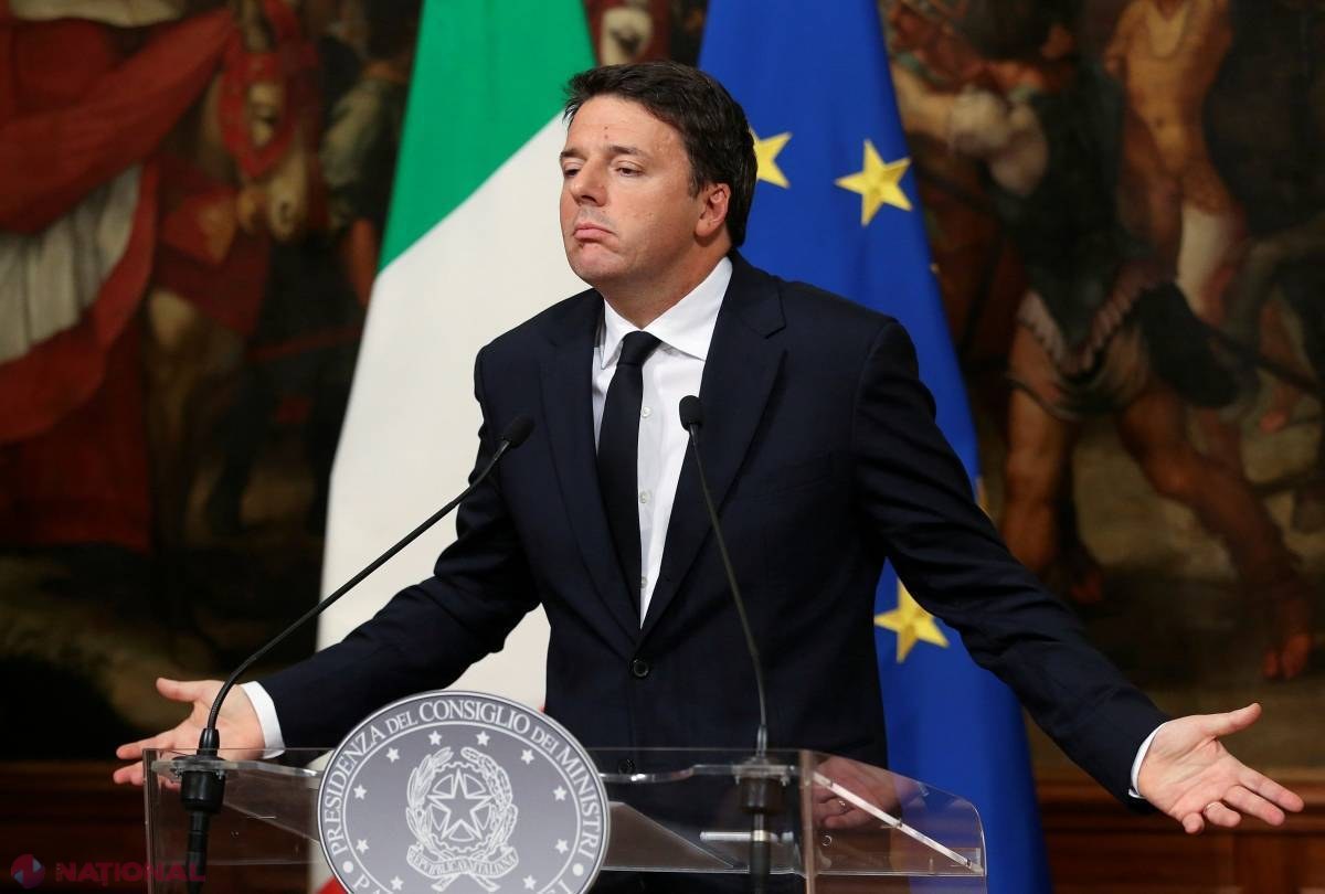 Italia rămâne fără PREMIER: Mateo Renzi își prezintă DEMISIA