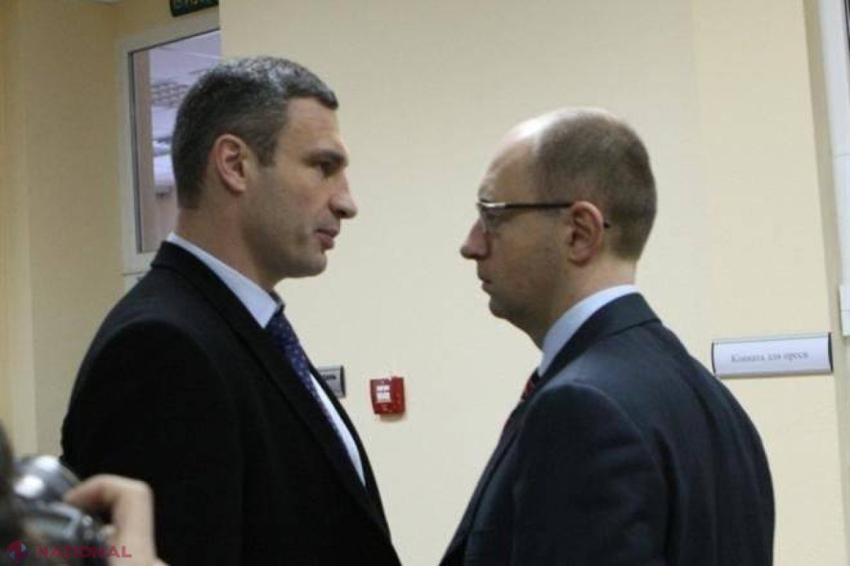 Iaţeniuk şi Kliciko sunt gata să preia conducerea Guvernului ucrainean, dar pun condiţii