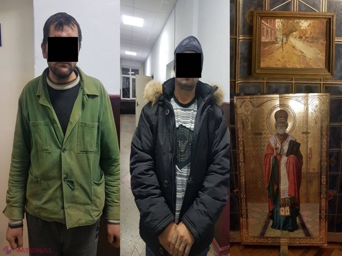 VIDEO // Furt de ICOANE, vechi de sute de ani, în Chișinău: Prejudiciu de sute de mii de lei