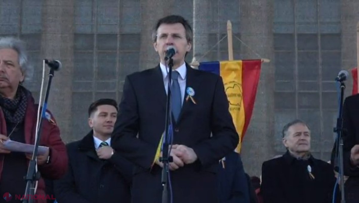 SURPRIZA de la Marea Adunare Centenară: Dorin Chirtoacă, aplaudat îndelung înainte de a lua cuvântul