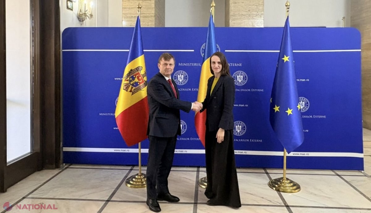 Valeriu Chiveri și Oana Țoiu discută la București soluții pentru reglementarea pașnică a conflictului transnistrean și consolidarea cooperării moldo-române