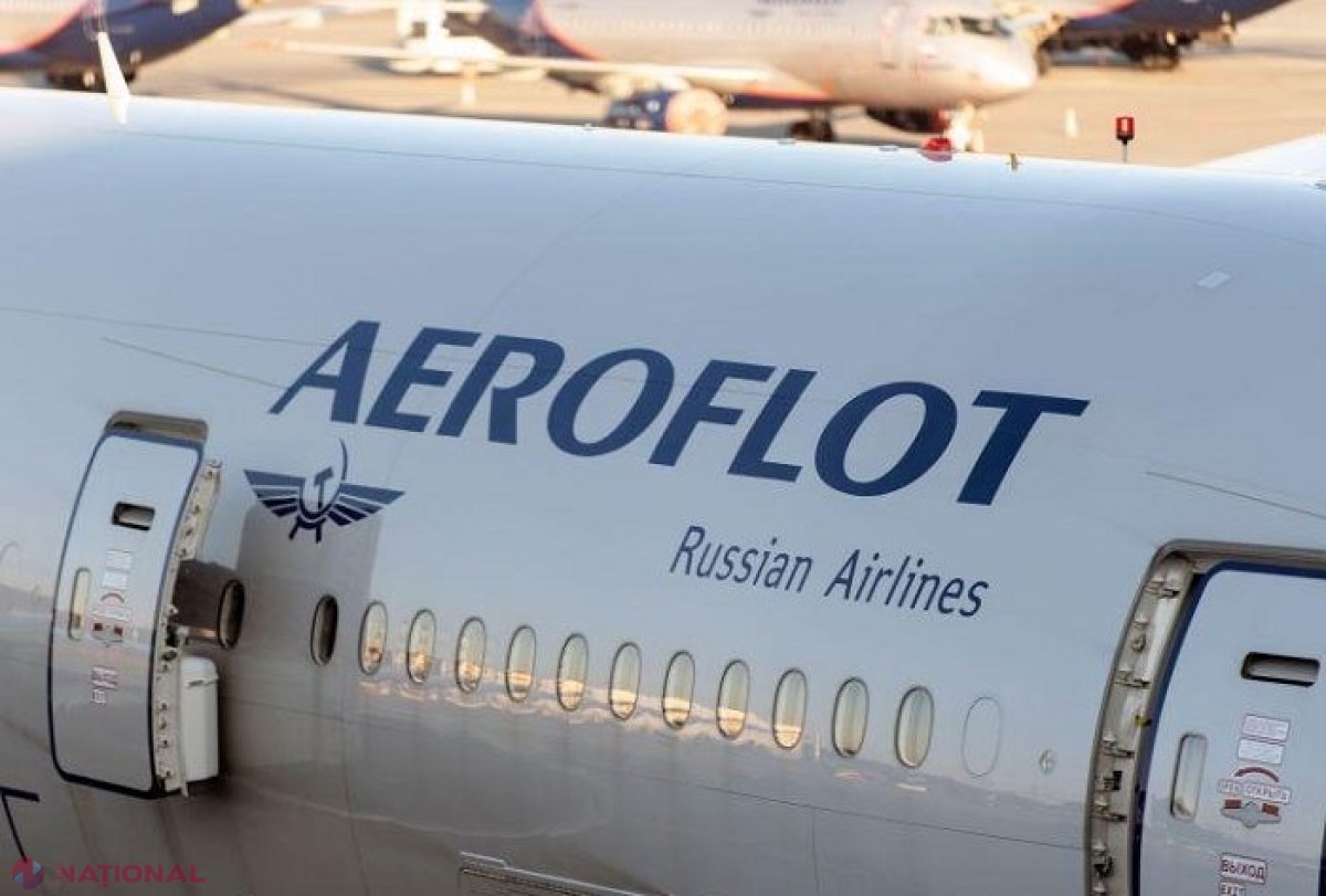 „Aeroflot”, cea mai mare companie aeriană din Rusia, își suspendă activitatea din Republica Moldova 