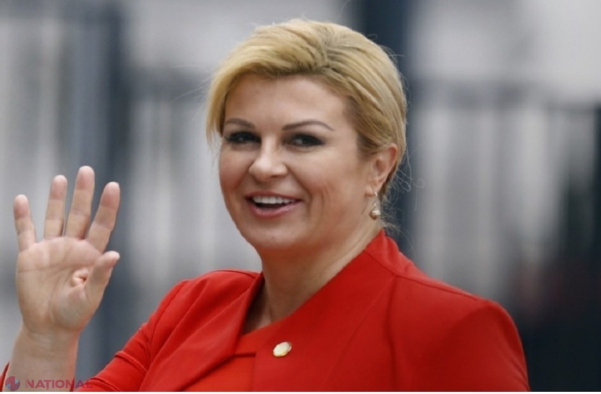FOTO // Preşedintele Croaţiei a SURPRINS din nou. Cum s-a îmbrăcat la summitul NATO şi ce cadou i-a făcut lui Donald Trump