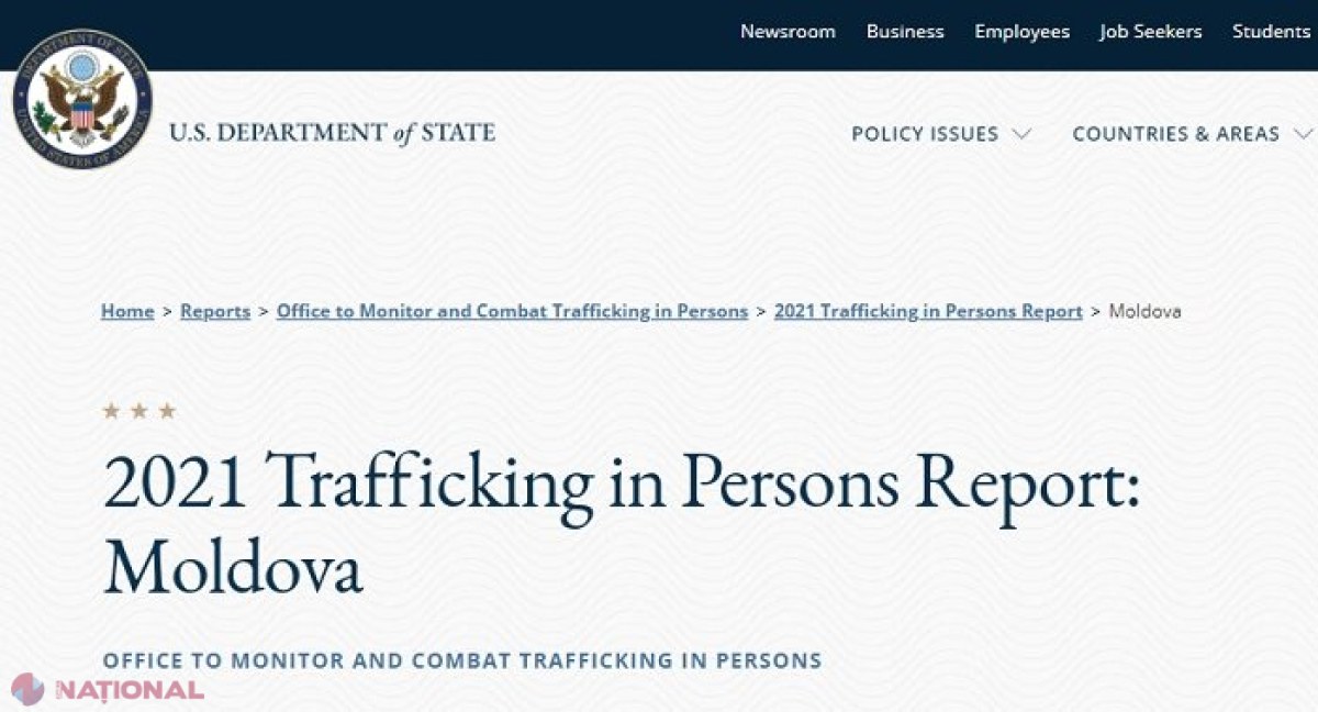 R. Moldova, pe aceeași treaptă cu Germania, Italia sau Israel într-un raport al SUA privind traficul de ființe umane
