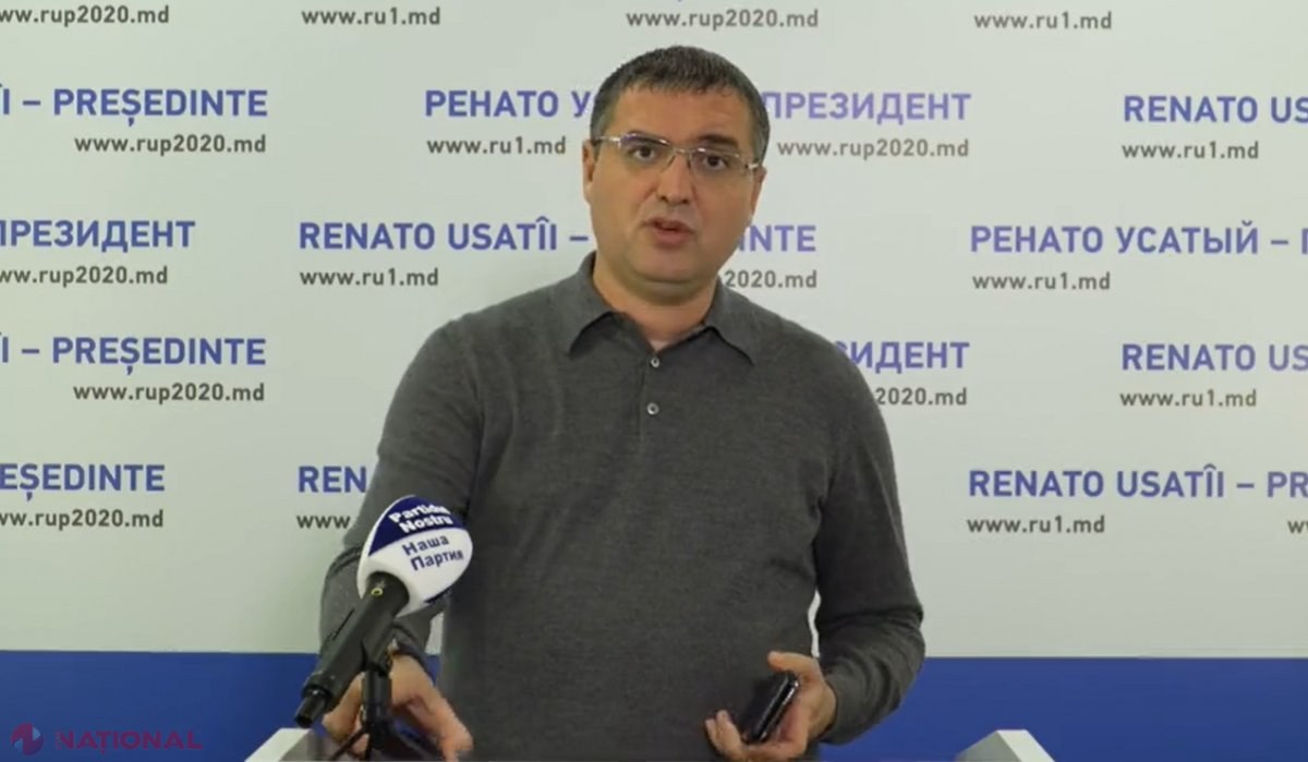 VIDEO // Usatîi dă ALARMA: „Voicu a transformat MAI-ul în staff electoral al lui Dodon, iar holdingul Sheriff a început deja să împartă BANII pentru cumpărarea voturilor. Se oferă până la 700 de lei pentru fiecare vot”