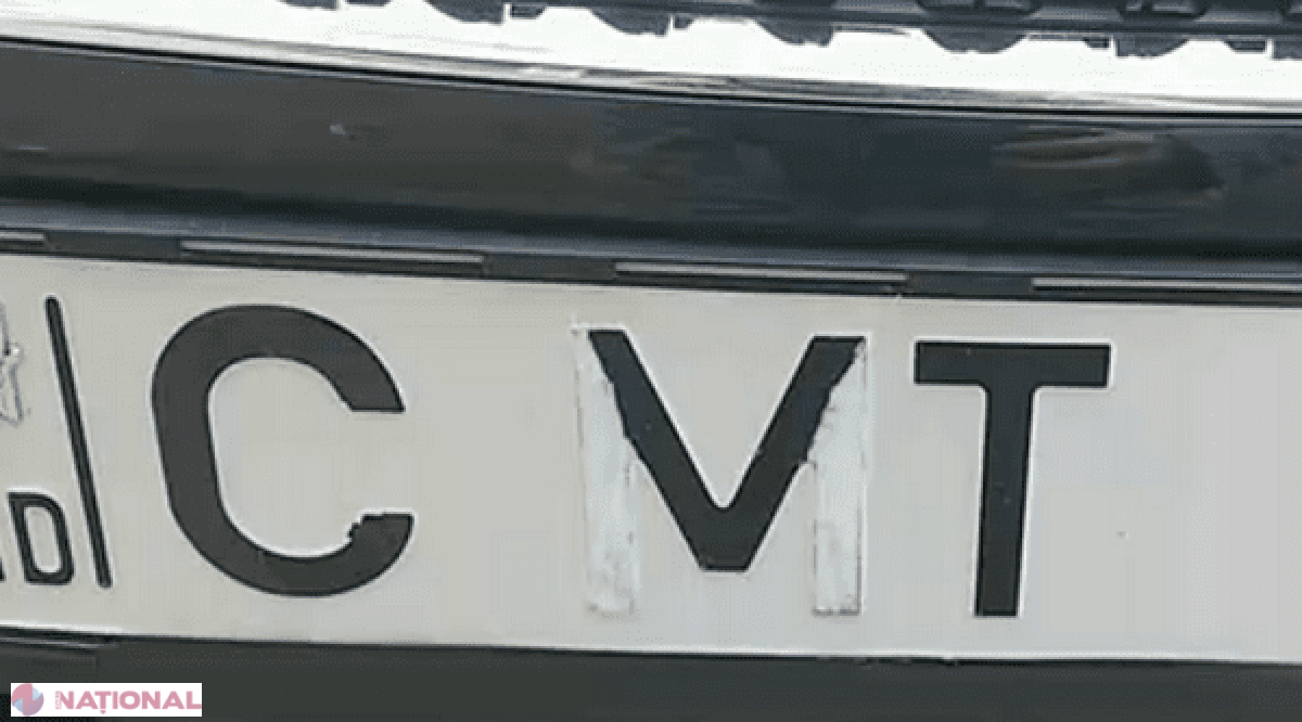 AMENDAT pentru că a modificat o literă din numărul de înmatriculare a mașinii
