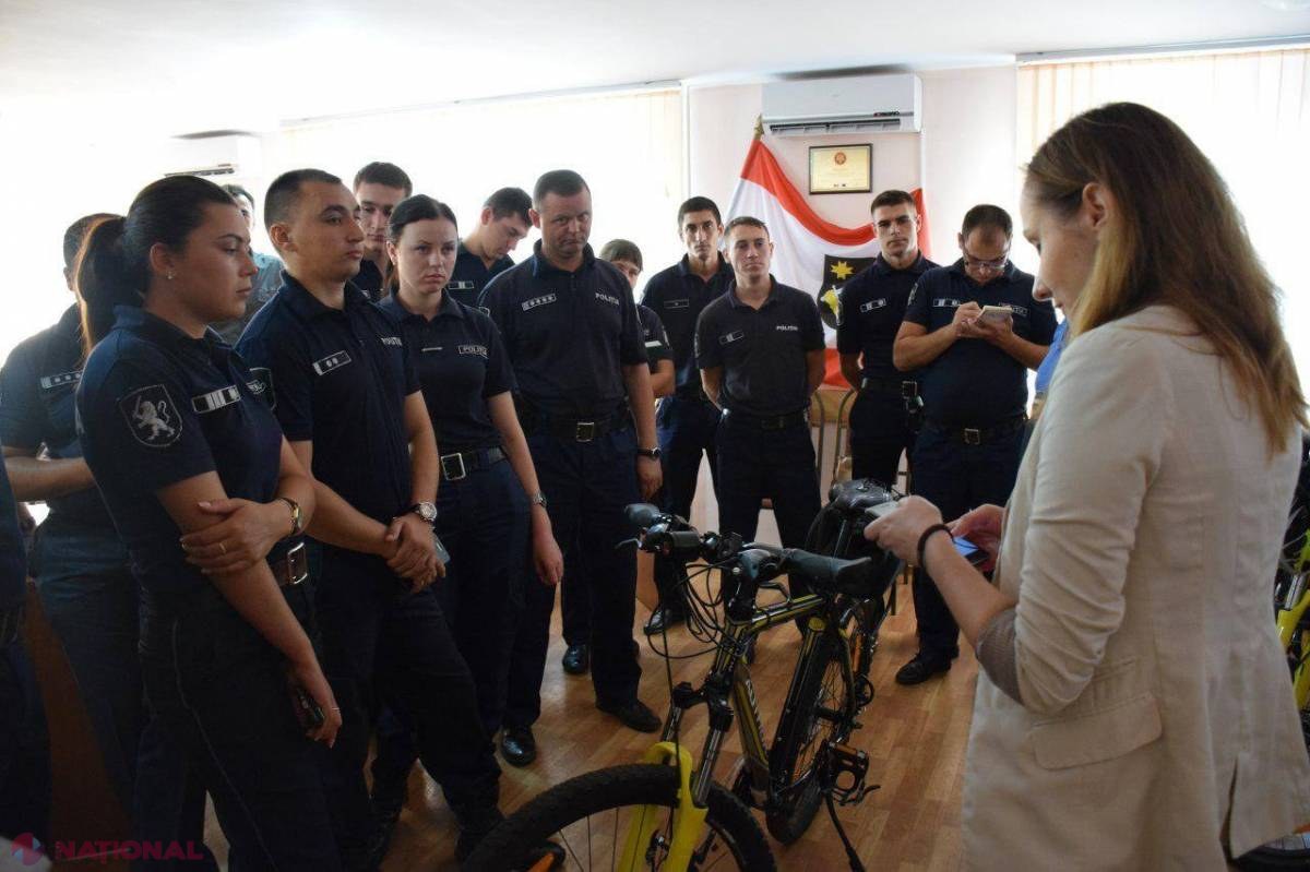 Primii polițiști pe BICICLETE, în curând pe străzile din Chișinău
