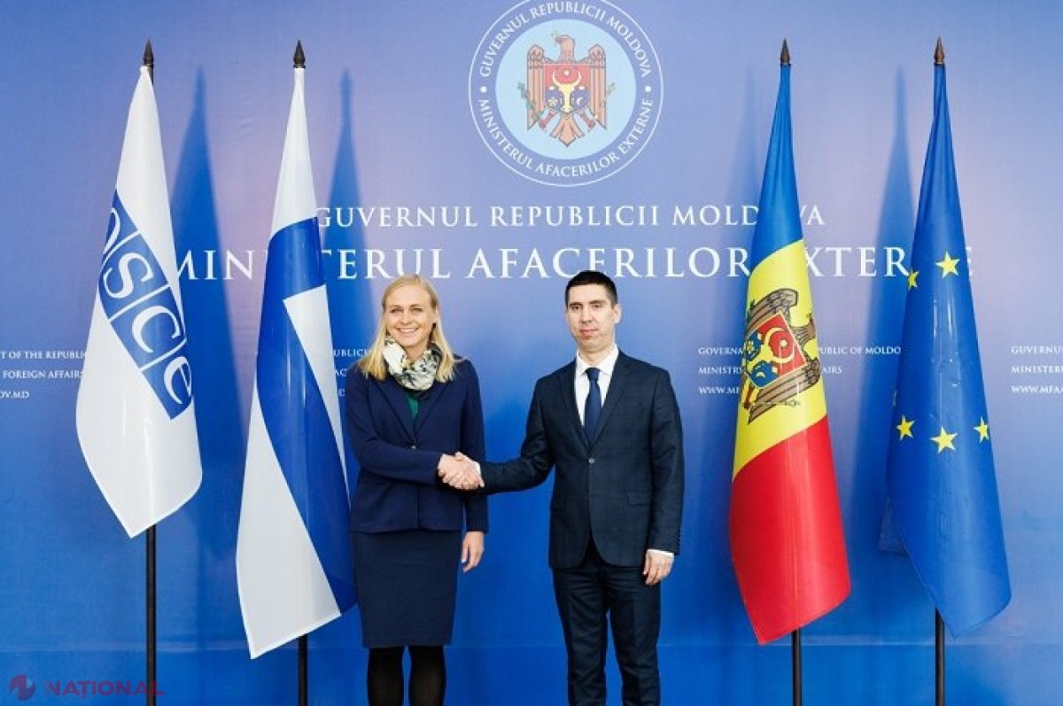 Președinta în exercițiu a OSCE, Elina Valtonen, la Chișinău: „Rusia folosește energia ca o armă. Decizia Gazprom de a stopa furnizarea de gaze în R. Moldova subminează stabilitatea economică și politică a statului și slăbește securitatea în regiune”