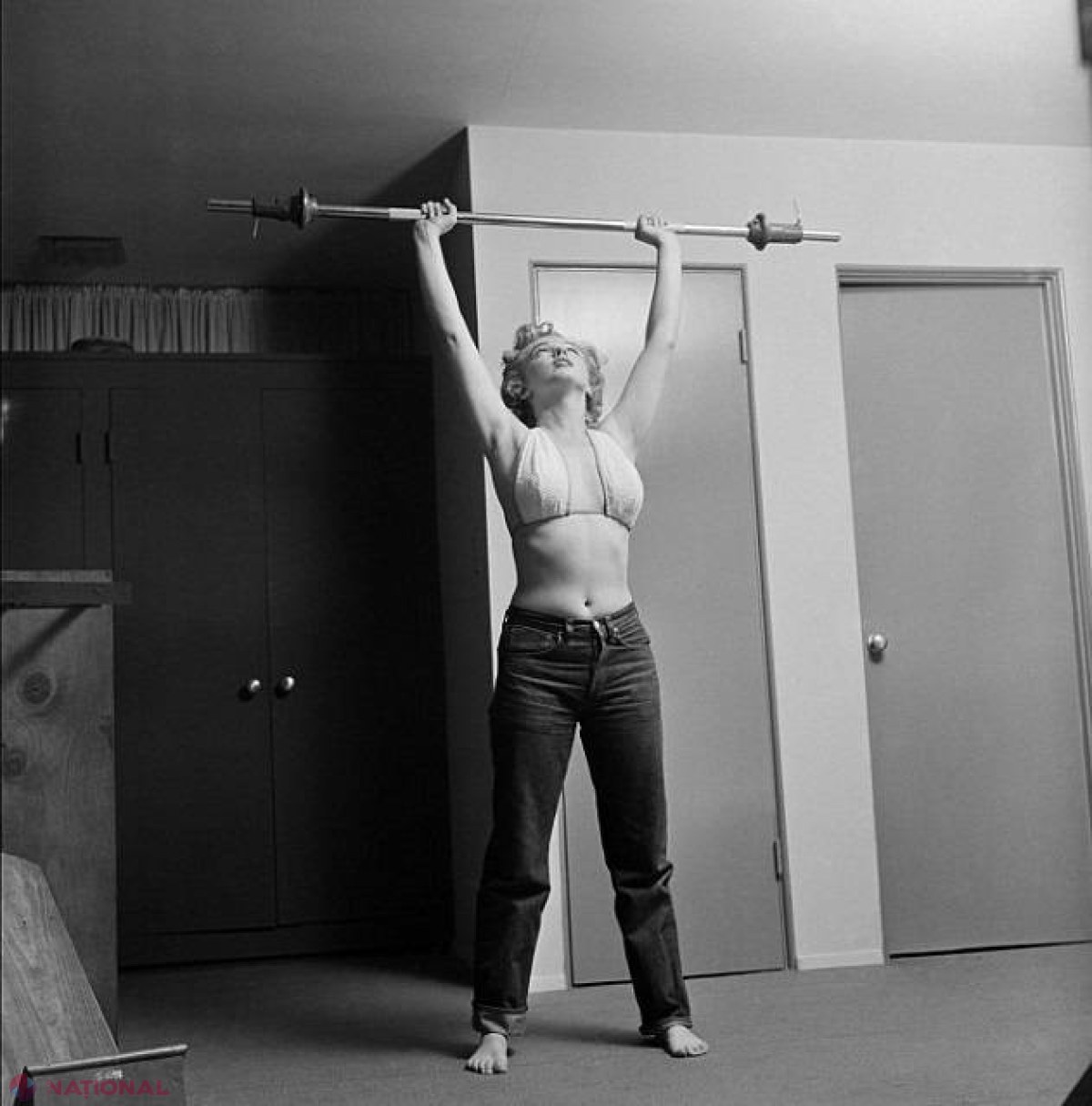 Diva anilor '50, în imagini rare: Marilyn Monroe trăgea de fiare ca să fie în formă
