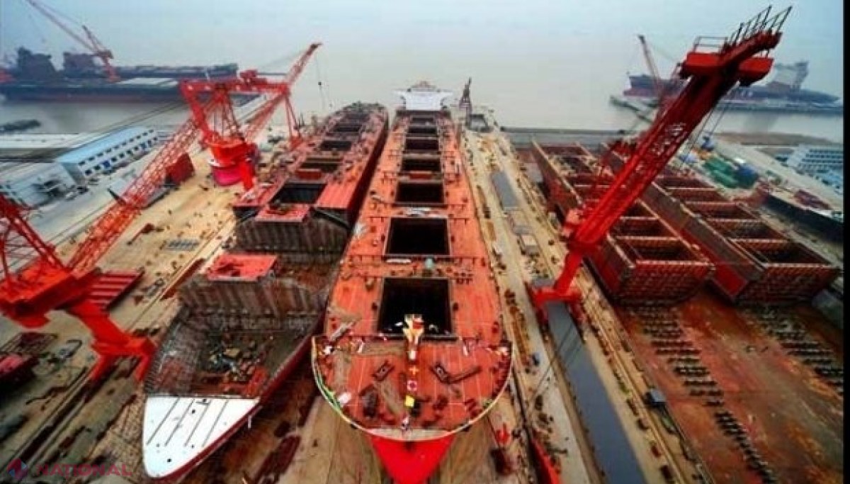 China vrea să devină cel mai mare constructor mondial de nave  