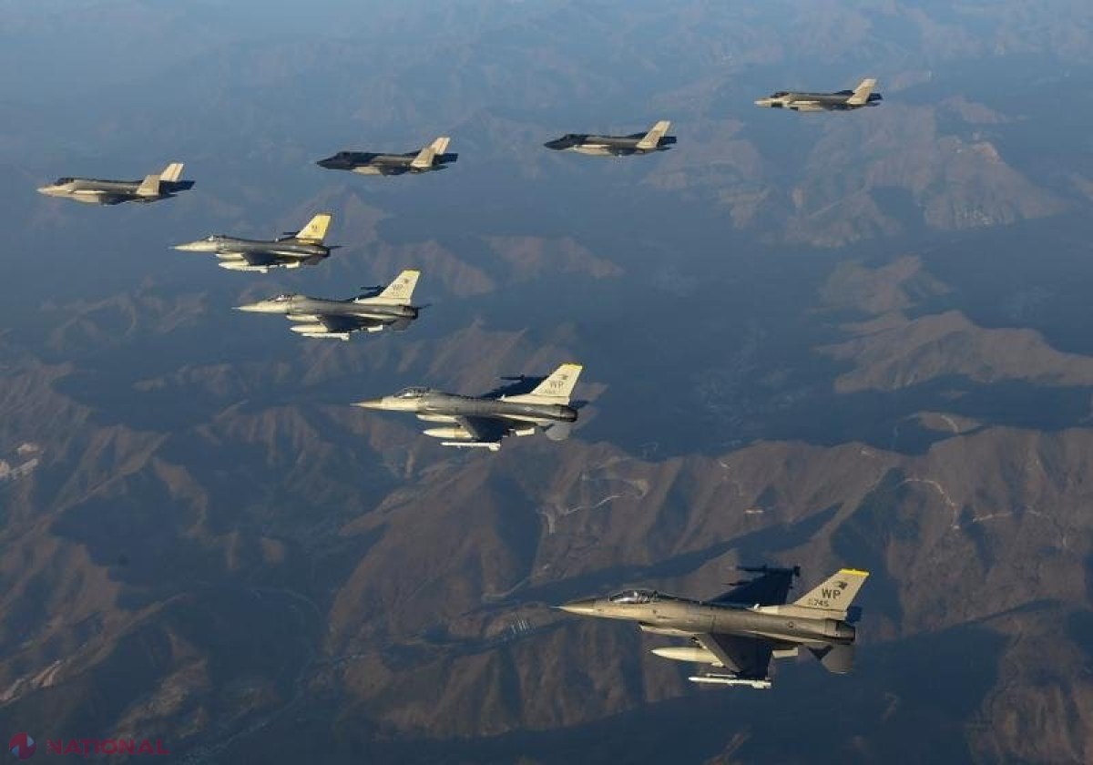 SUA trimit escadrile de avioane F-16, F-35 în Orientul Mijlociu să ajute Israel împotriva Iranului