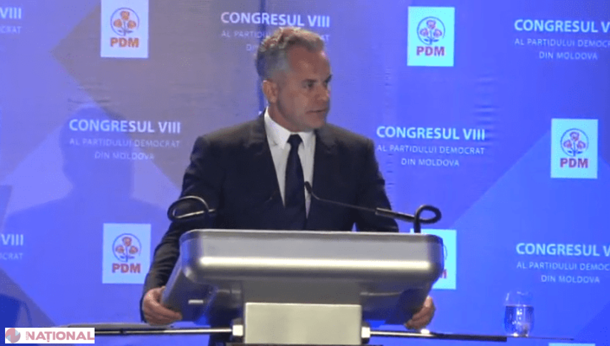 Vlad Plahotniuc, ALES noul șef al PD: „Exagerarea poziției geopolitice nu este în interesul societății”