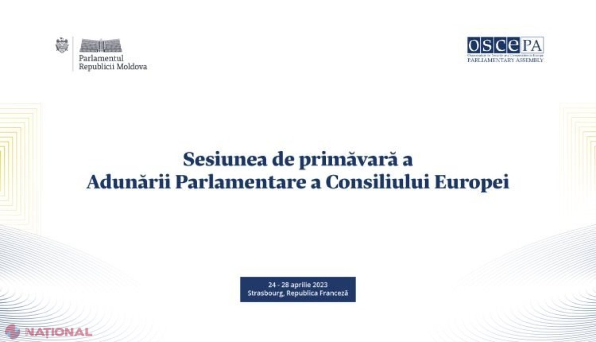 Subiectul privind rolul Rusiei în escaladarea tensiunilor în Republica Moldova, pe agenda Sesiunii de primăvară a APCE