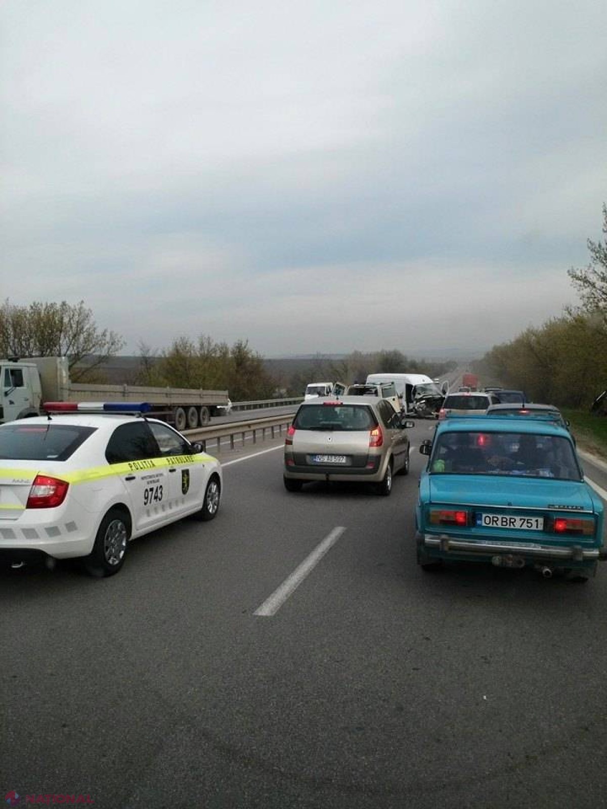 GRAV accident pe traseul Chişinău-Orhei