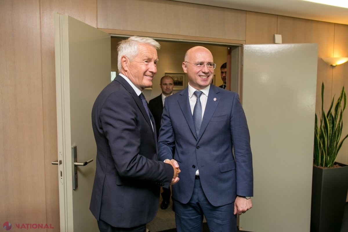 Pavel Filip și Thorbjørn Jagland au discutat la Strasbourg despre INVALIDAREA alegerilor din municipiul Chișinău: Mesajul oficialului european