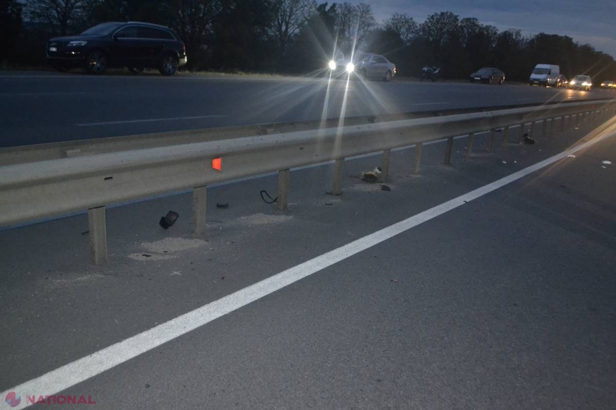 ACCIDENT FATAL // Un motociclist și pasagerul său au murit după ce s-au izbit într-un parapet de pe str. Calea Orheiului