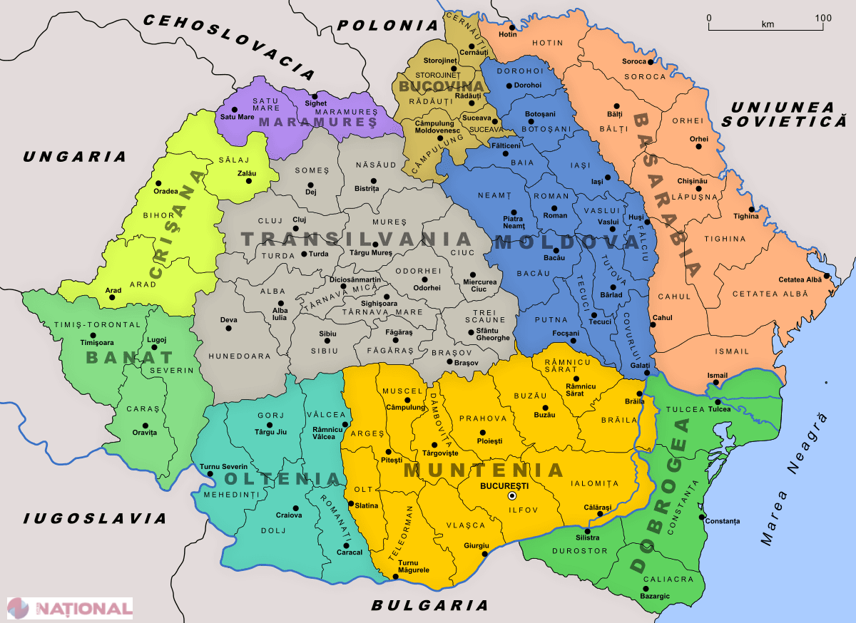 DOCUMENT din 1840: „ „Moldova şi Valahia sunt ţări locuite de un POPOR care are o singură origine, o singură limbă, o singură credinţă, în pofida separaţiei lor pe plan civil”