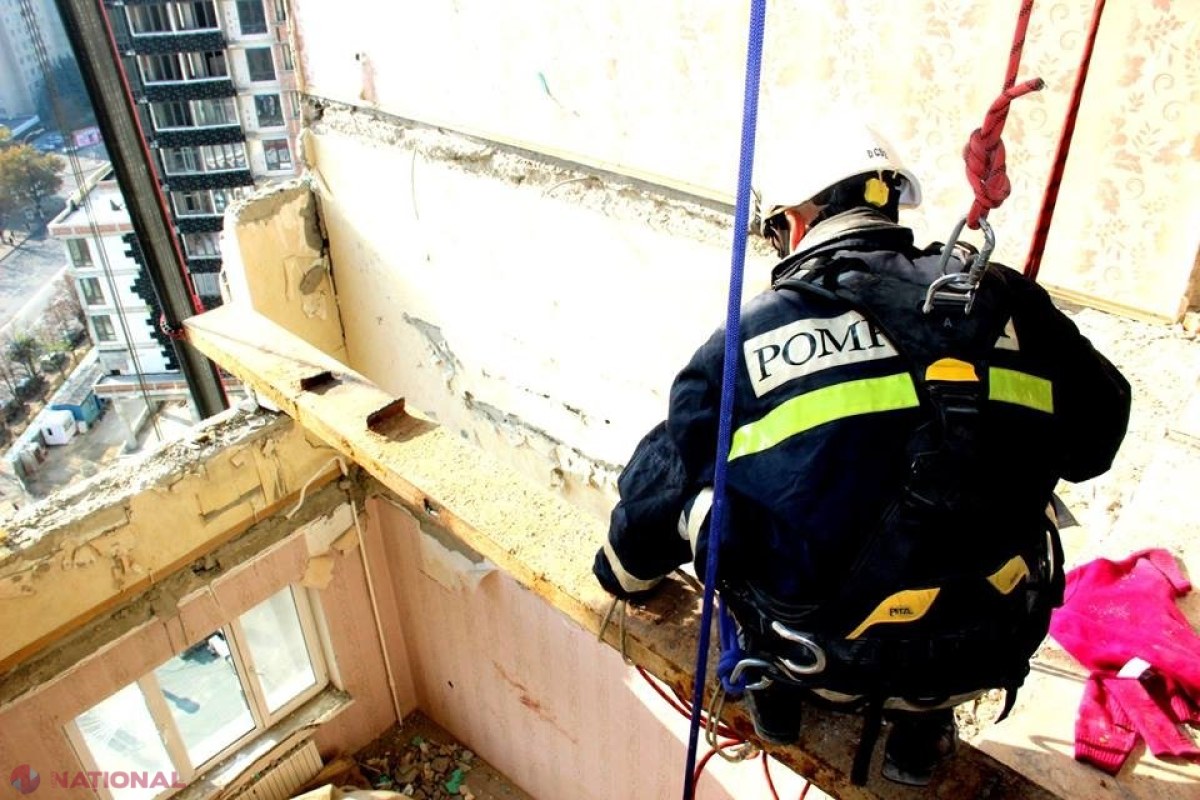 Salvatorii NU au găsit și alte victime sub dărâmături în BLOCUL GROAZEI de pe bd. Moldova: Molozul și construcțiile instabile, EVACUATE
