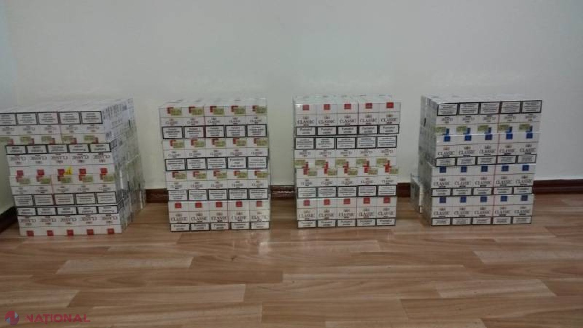 A camuflat mii de țigarete în bagajele copiilor și a vrut să ajungă cu ele în Italia