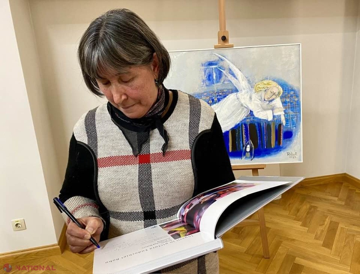 PICTURĂ // Eudochia Robu: „Îngerii sunt lumina, adevărul care alungă întunericul din viața noastră”
