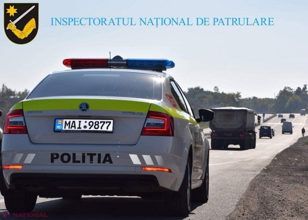 UTIL pentru șoferi: Traseele din republică unde stau inspectorii de patrulare cu RADARE