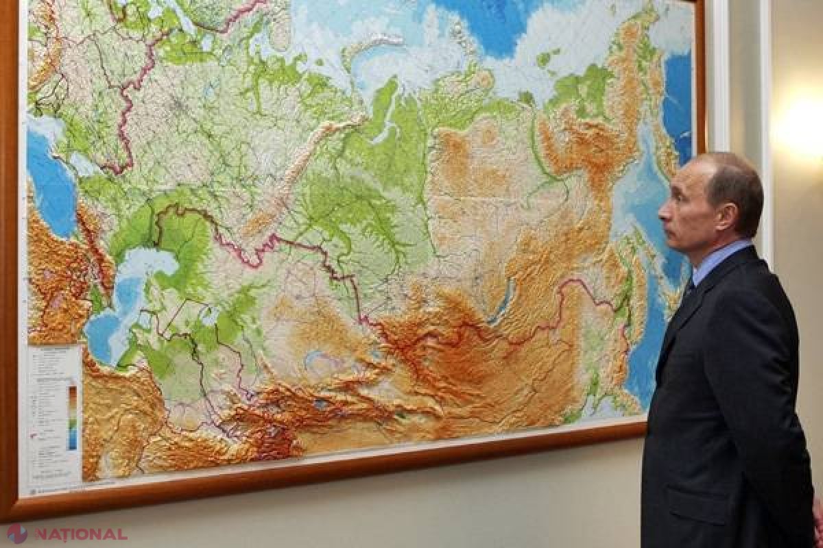 FOTO // Cum arată HARTA LUMII în viziunea lui Vladimir Putin 