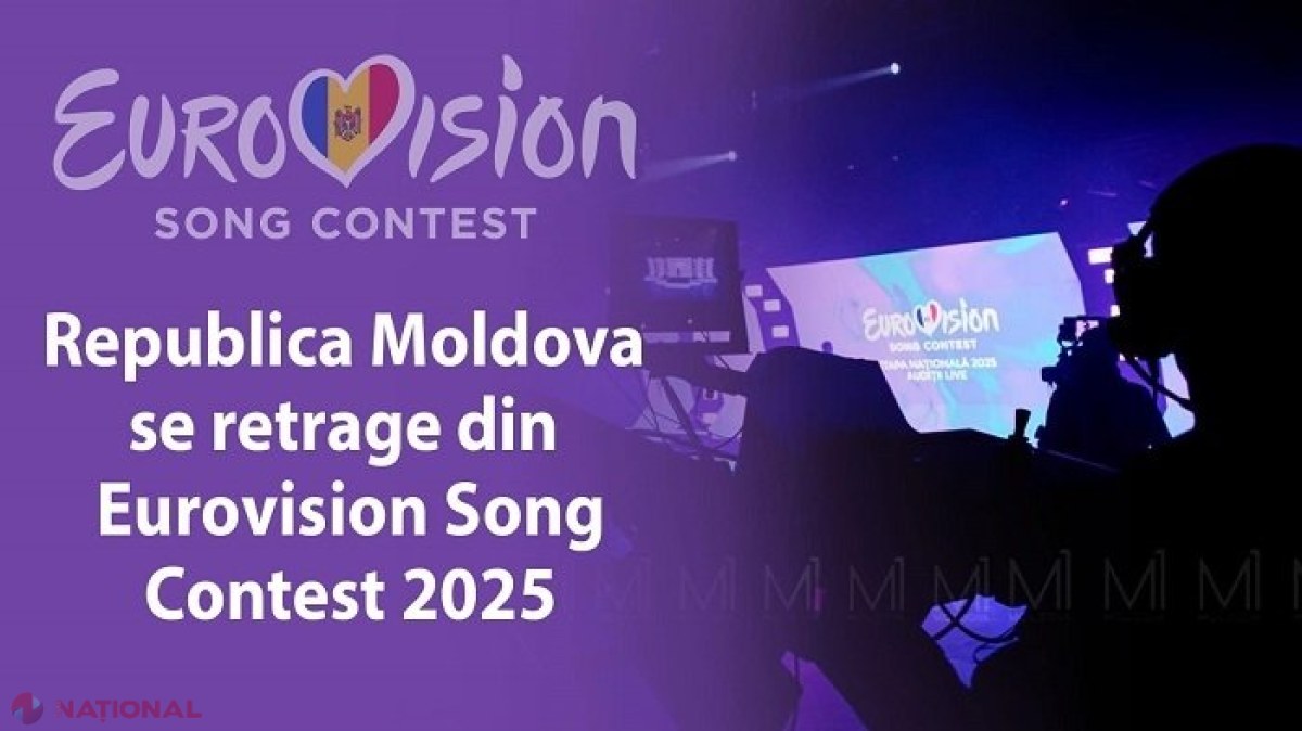 Republica Moldova se retrage de la concursul Eurovision 2025: „Selecția națională din acest an a evidențiat anumite provocări, inclusiv o scădere a interesului publicului și a calității generale a pieselor și prestațiilor artistice”