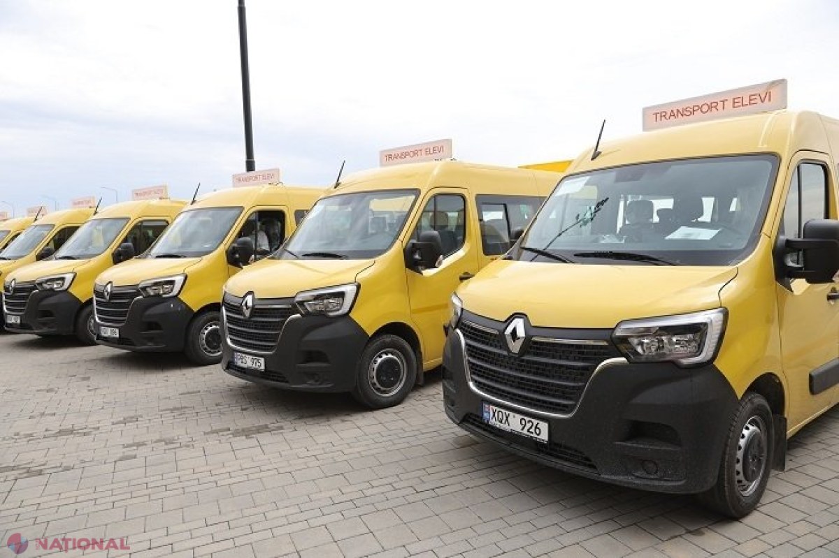 FOTO, VIDEO // Guvernul României donează R. Moldova încă 69 de autobuze școlare, în valoare de 74 de milioane de lei. Ambasadorul Cristian-Leon Țurcanu: „Prin acest lot de autobuze, contribuim la îmbunătățirea calității în educație”