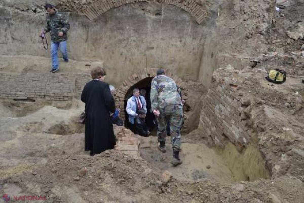 FOTO // Una dintre galeriile subterane descoperite la Cahul, DEMONTATĂ. Ce se va ÎNTÂMPLA cu cea de-a doua