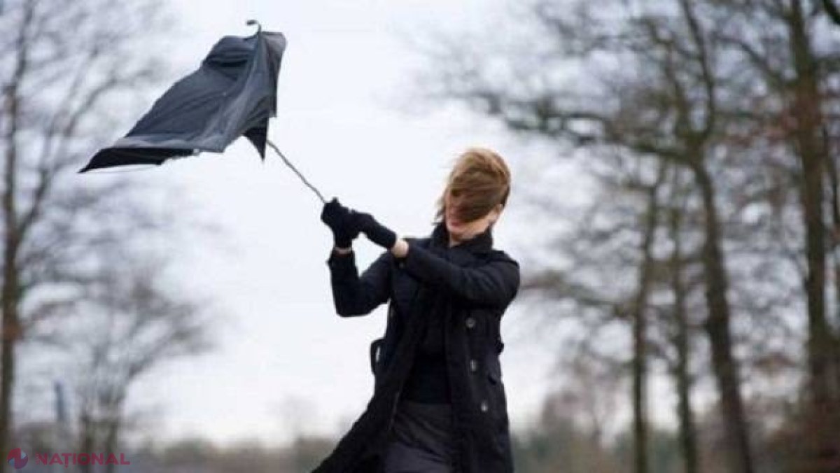 METEO // Cod galben în R. Moldova de AVERSE și VÂNT PUTERNIC: În România va NINGE