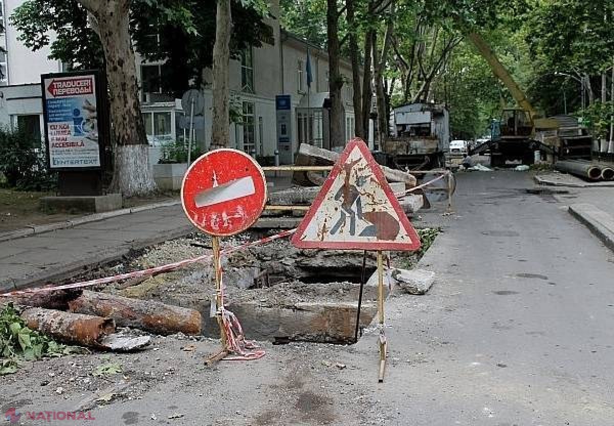 Trafic SUSPENDAT pe strada Lacului din capitală